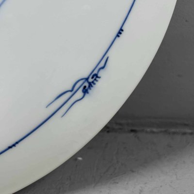 King Yaki Porcelain Charger with Mountain Landscape by Yamatoku Kiln, 1930s.-DWL-1787472