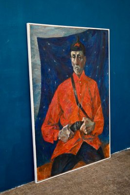 Kirillova H., The Red Commander, 1975, Oil on Canvas & Wood, Framed-AIU-2020688