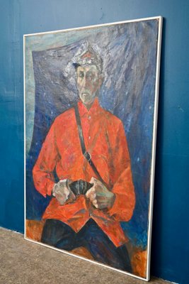 Kirillova H., The Red Commander, 1975, Oil on Canvas & Wood, Framed-AIU-2020688