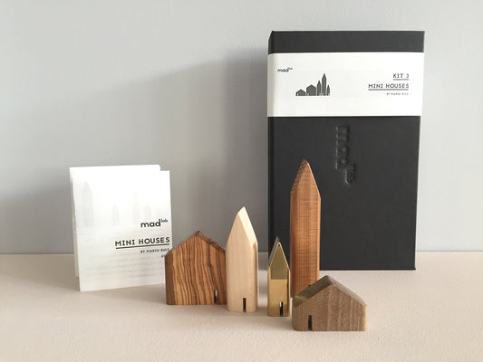 Kit 02 Mini Houses by Mario Ruiz for Mad Lab, 2016, Set of 5