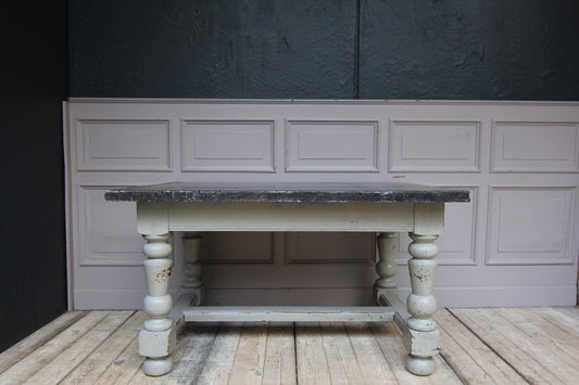 Kitchen Table with Bluestone Plate