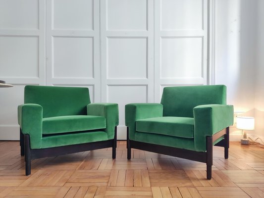 Kiushu Armchairs by Sergio and Fratelli Saporiti, 1960s, Set of 2-ILR-1766152