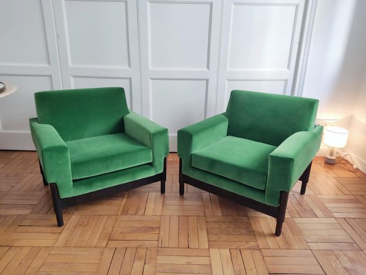 Kiushu Armchairs by Sergio and Fratelli Saporiti, 1960s, Set of 2-ILR-1766152