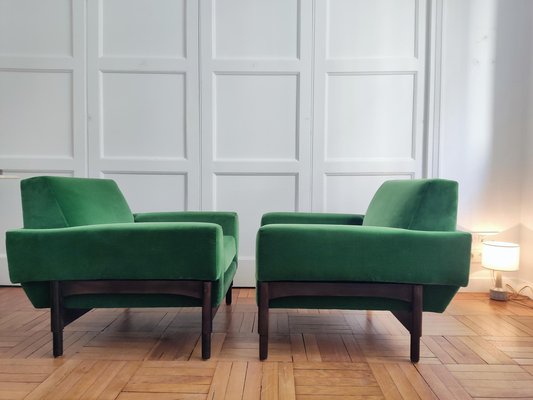 Kiushu Armchairs by Sergio and Fratelli Saporiti, 1960s, Set of 2-ILR-1766152