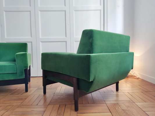 Kiushu Armchairs by Sergio and Fratelli Saporiti, 1960s, Set of 2-ILR-1766152