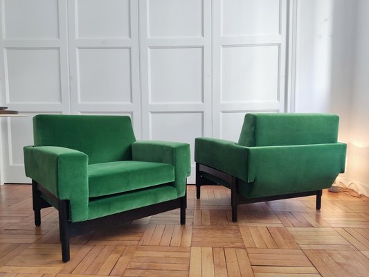 Kiushu Armchairs by Sergio and Fratelli Saporiti, 1960s, Set of 2-ILR-1766152