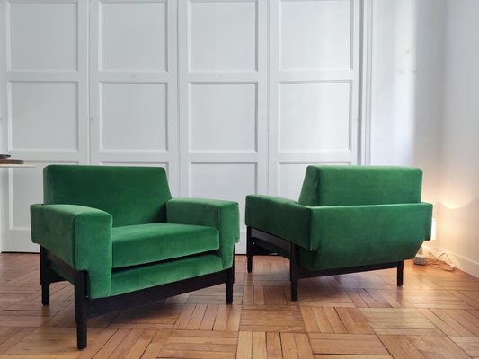 Kiushu Armchairs by Sergio and Fratelli Saporiti, 1960s, Set of 2-ILR-1766152