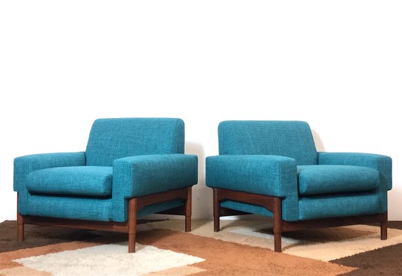 Kiushu Lounge Chairs from F.lli Saporiti, 1960s, Set of 2-FQG-2020286