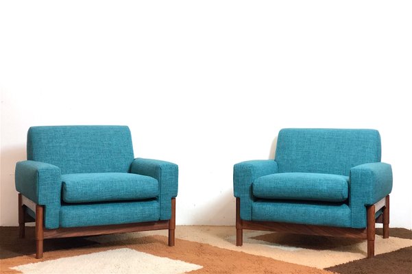 Kiushu Lounge Chairs from F.lli Saporiti, 1960s, Set of 2-FQG-2020286