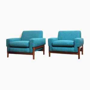 Kiushu Lounge Chairs from F.lli Saporiti, 1960s, Set of 2-FQG-2020286