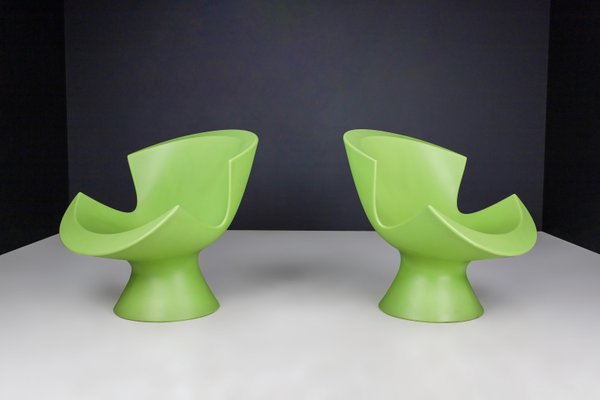 Kiwi Green Kite Chairs by Karim Rashid, the Netherlands, 2004, Set of 2-TRW-1735620