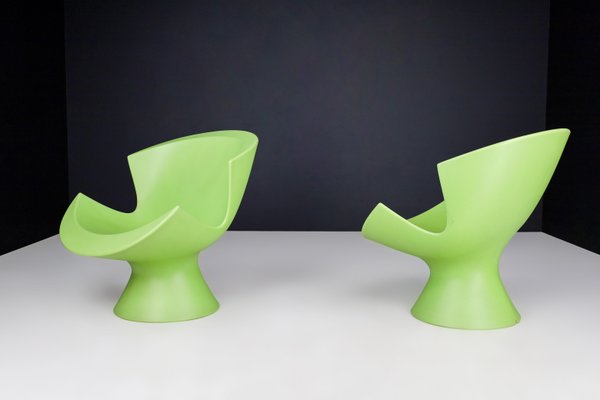 Kiwi Green Kite Chairs by Karim Rashid, the Netherlands, 2004, Set of 2-TRW-1735620