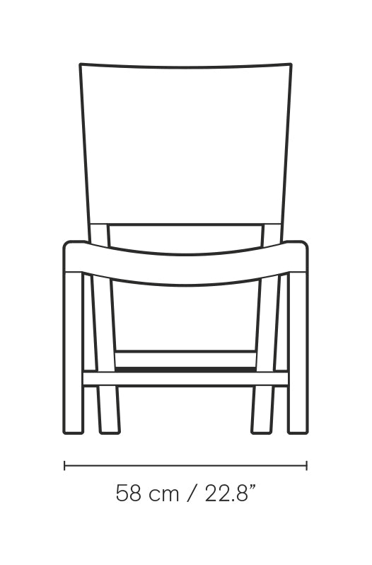 KK37580 THE RED CHAIR LARGE