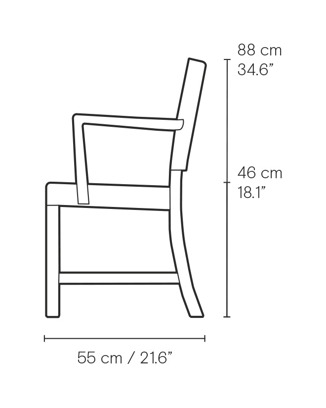 KK37581 THE RED ARMCHAIR LARGE