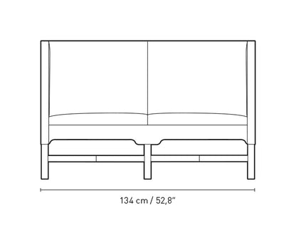 KK41180 SOFA WITH HIGH SIDES