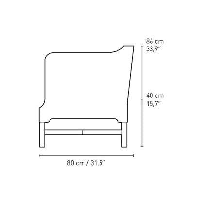 KK41181 SOFA WITH HIGH SIDES