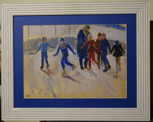 Klara Vlasova, Ice-Skating, 1950-QUE-944113