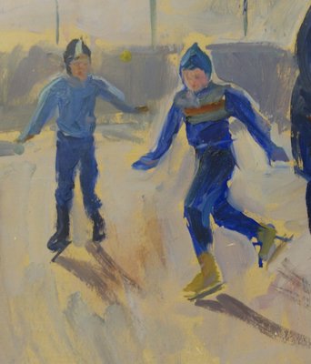 Klara Vlasova, Ice-Skating, 1950-QUE-944113