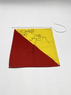 Klaus Vom Bruch, Cargo Cult: Mann über Bord Flag Artwork, 1995, Fabric-CZ-1821100