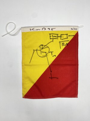 Klaus Vom Bruch, Cargo Cult: Mann über Bord Flag Artwork, 1995, Fabric-CZ-1821100