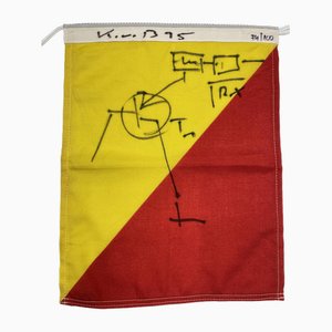 Klaus Vom Bruch, Cargo Cult: Mann über Bord Flag Artwork, 1995, Fabric-CZ-1821100