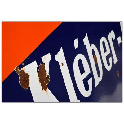 Kleber Colombes Enamel Advertising Sign-NQ-963450