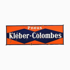 Kleber Colombes Enamel Advertising Sign-NQ-963450