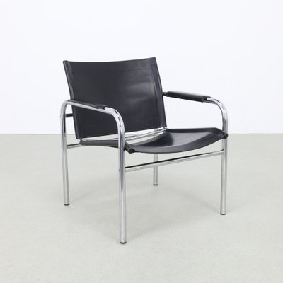 Klinte Armchair in Leather attributed to Tord Björklund for Ikea, 1980s-RZV-1737076