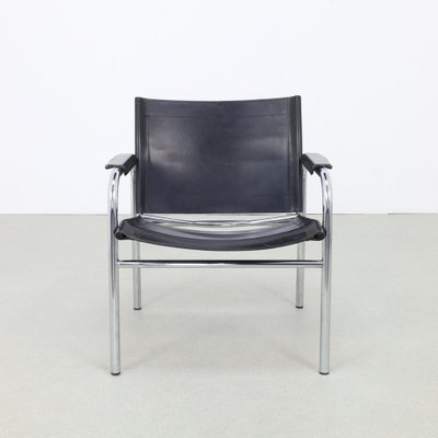 Klinte Armchair in Leather attributed to Tord Björklund for Ikea, 1980s-RZV-1737076