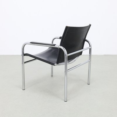 Klinte Armchair in Leather attributed to Tord Björklund for Ikea, 1980s-RZV-1737076