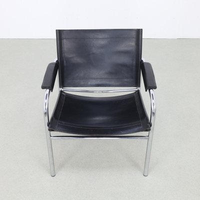 Klinte Armchair in Leather attributed to Tord Björklund for Ikea, 1980s-RZV-1737076