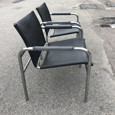 Klinte Leather Easy Chairs by Tord Björklund, 1970s, Set of 2-MXB-1239999