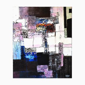 Klur, Patchwork, 2023, Acrylic on Canvas-QNR-1743048