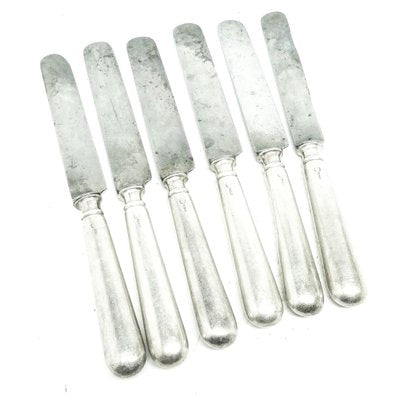 Knifes by Berndorf, Germany, 1930s, Set of 6-BKO-1453988