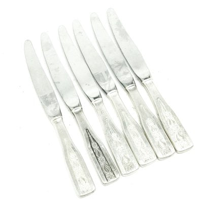 Knifes by Hefra, Poland, 1960s, Set of 6-BKO-1453987