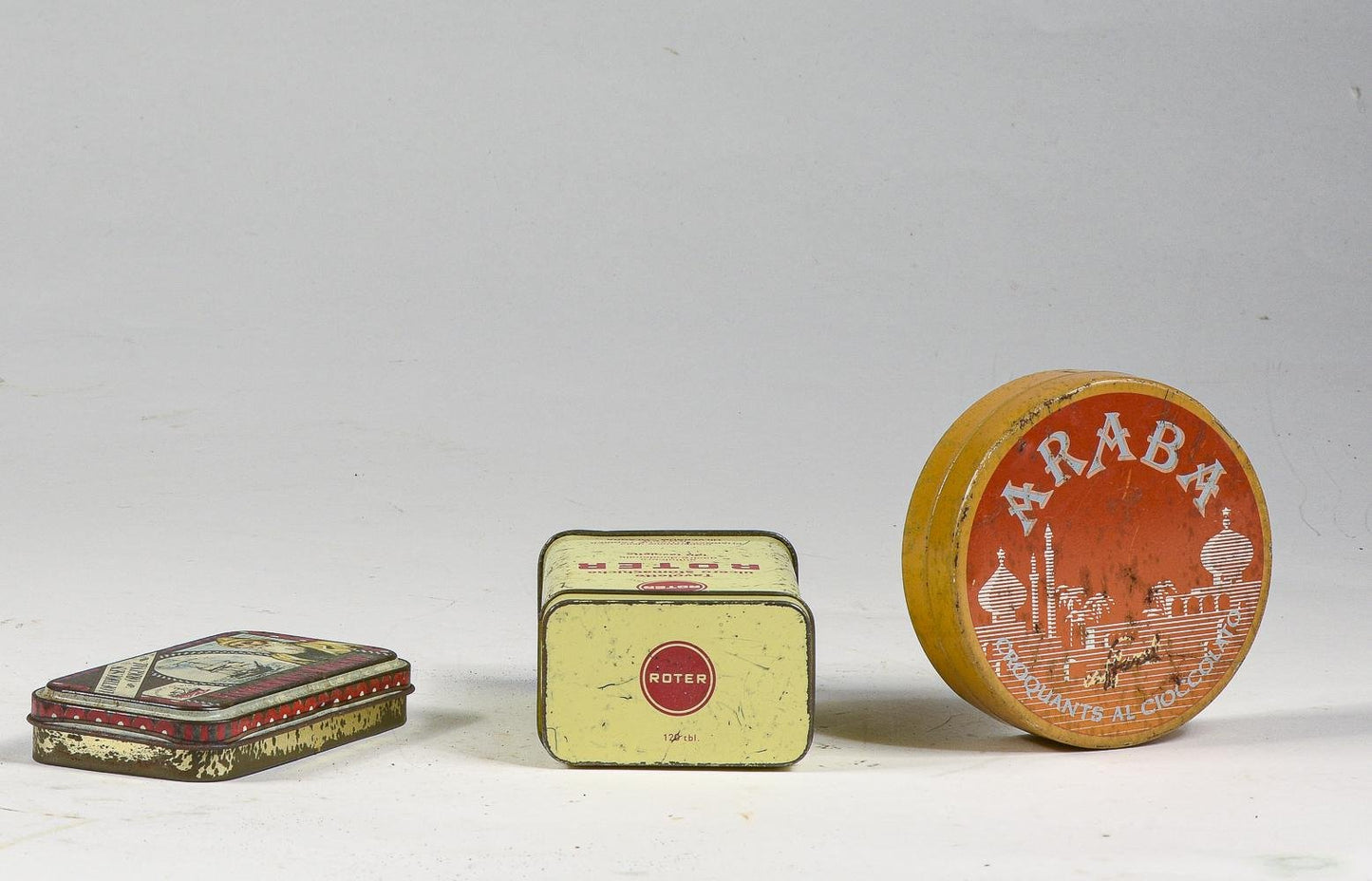 Knightsbridge Tin Boxes from Harrods, England, 1950s, Set of 3