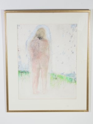 Knotek Jaromir, Nude Woman, 1985, Watercolor on Paper-IND-1371012