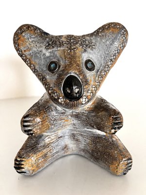 Koala Bear Savings Box by Aldo Londi for Bitossi, Italy, 1960s-VNE-1724159