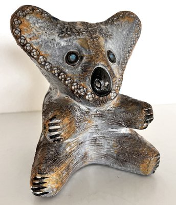 Koala Bear Savings Box by Aldo Londi for Bitossi, Italy, 1960s-VNE-1724159