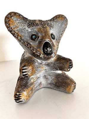 Koala Bear Savings Box by Aldo Londi for Bitossi, Italy, 1960s-VNE-1724159