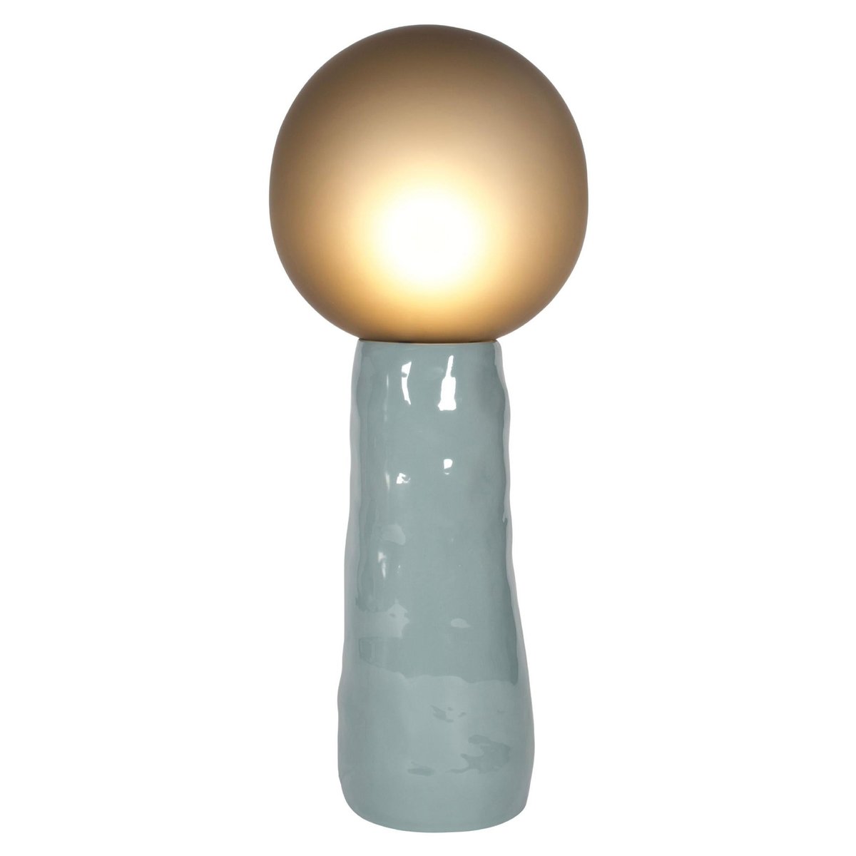 Kokeshi High Grey Acetato Grey Floor Lamp from Pulpo