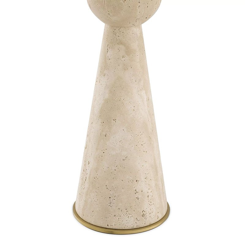 Konav Table Lamp in Travertine from PC Collection