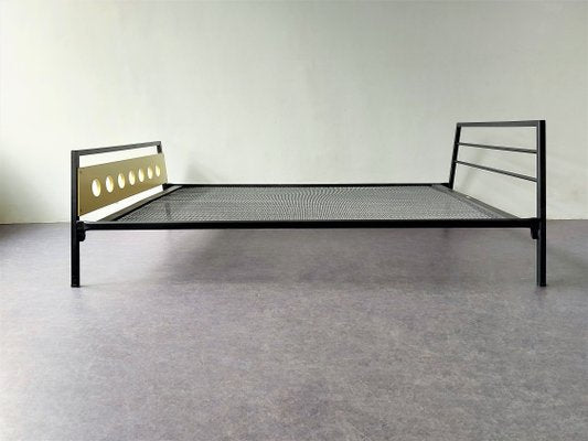 Kramer 56 Bed in Wood and Metal by Rob Parry & Emile Truijen for Dico, 1950s-NV-1357741