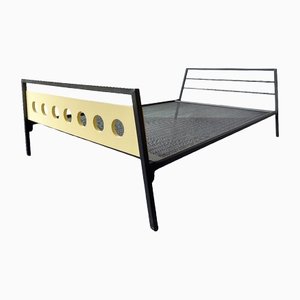 Kramer 56 Bed in Wood and Metal by Rob Parry & Emile Truijen for Dico, 1950s-NV-1357741