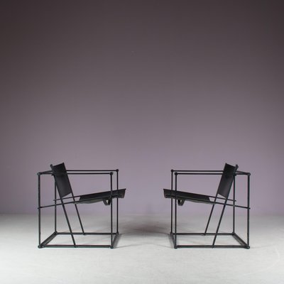 Kubus Chairs by Radboud Van Beekum for Pastoe, Netherlands, 1980s, Set of 2-DV-2035185