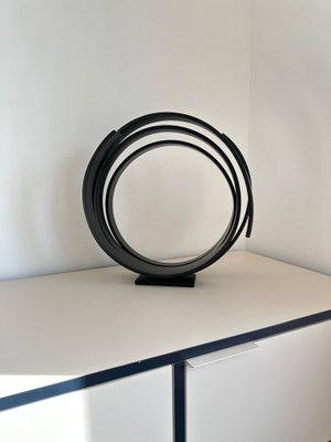 Kuno Vollet, Black Orbit, Steel Sculpture-MDB-1821761