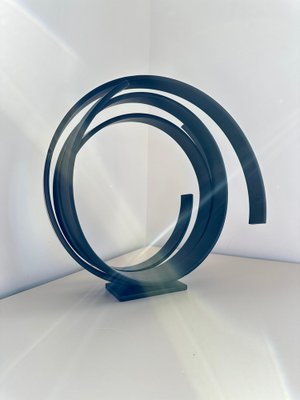 Kuno Vollet, Black Orbit, Steel Sculpture-MDB-1821761