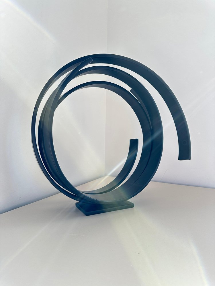 Kuno Vollet, Black Orbit, Steel Sculpture