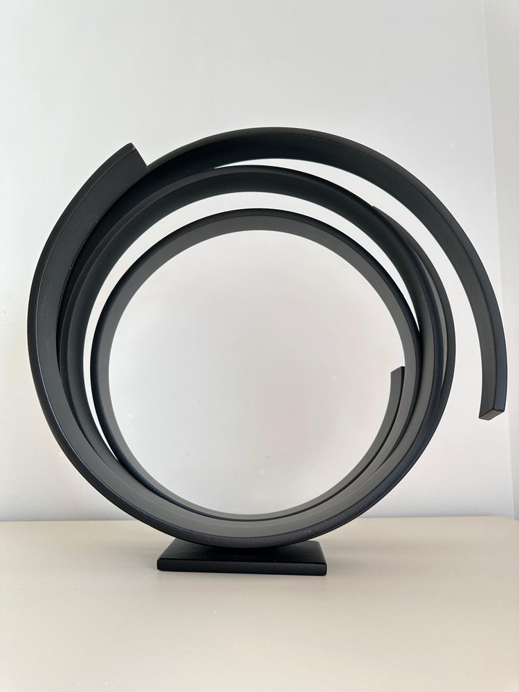 Kuno Vollet, Black Orbit, Steel Sculpture