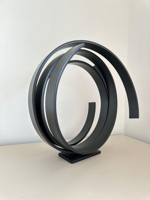 Kuno Vollet, Black Orbit, Steel Sculpture-MDB-1821761